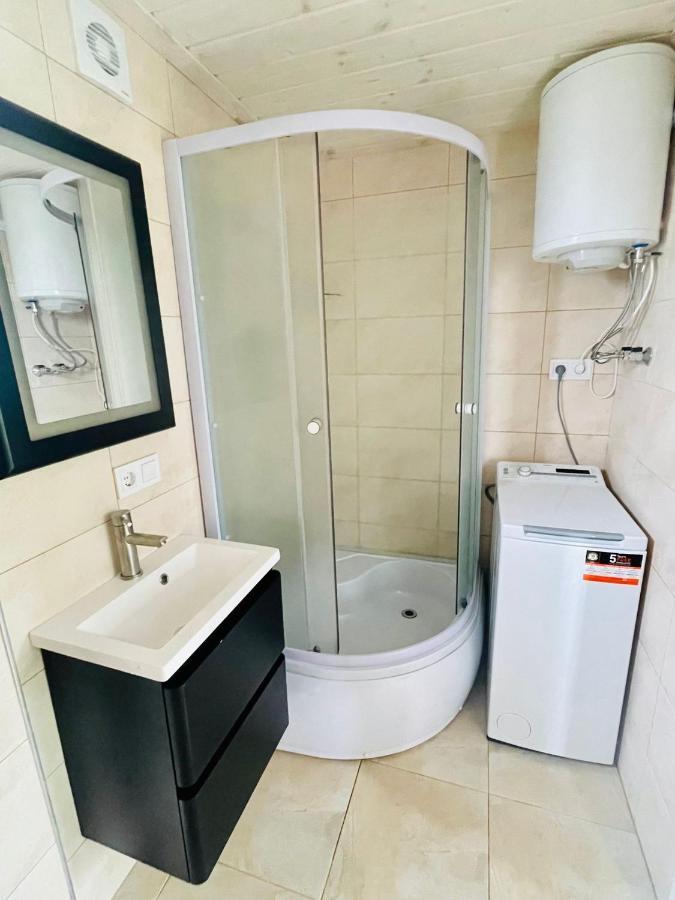 WommelsTiny House Aan Het Water Op De Appelhof别墅 外观 照片